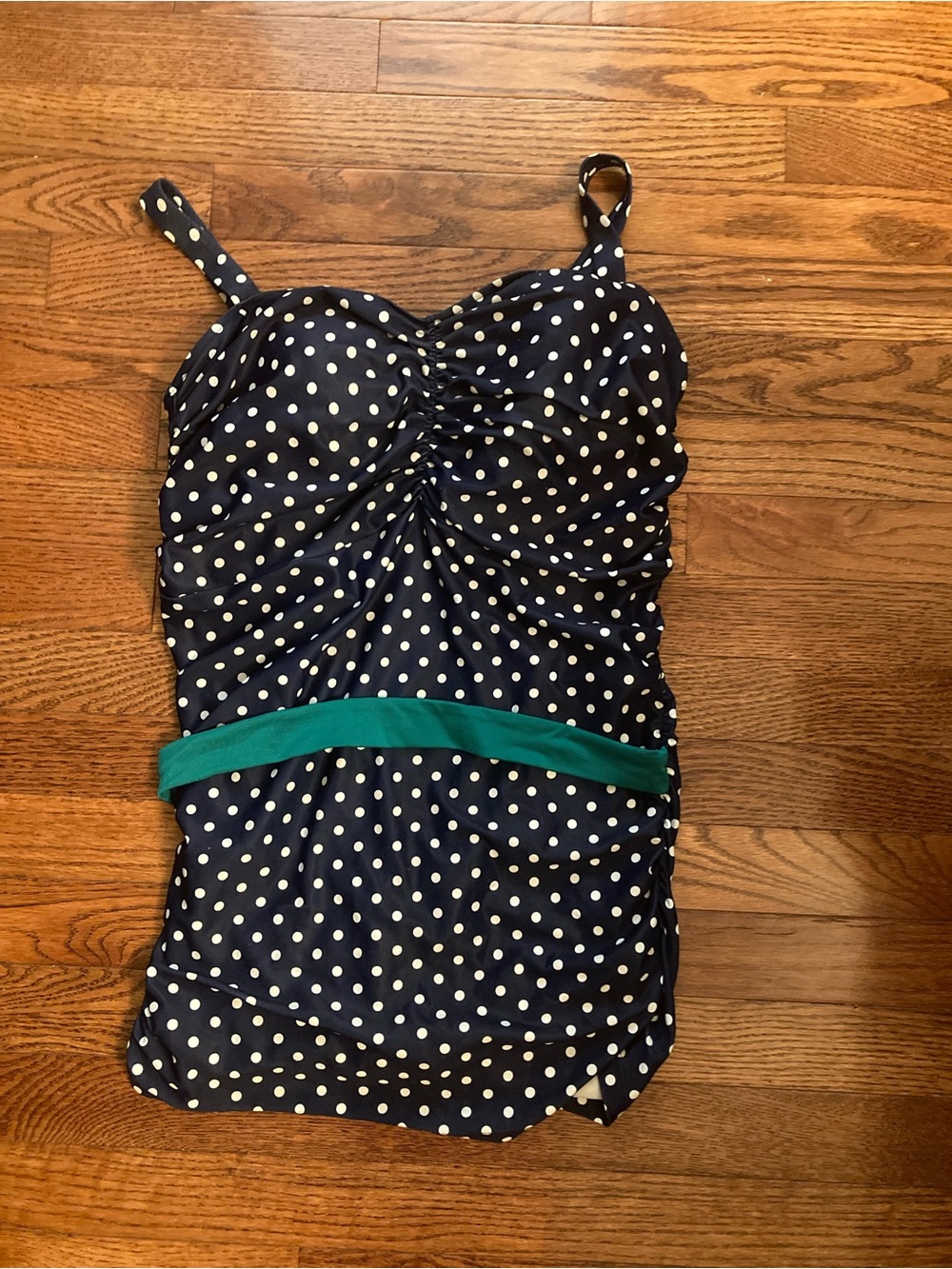Jessica Rey Polka Dot One-Piece Swimsuit size large